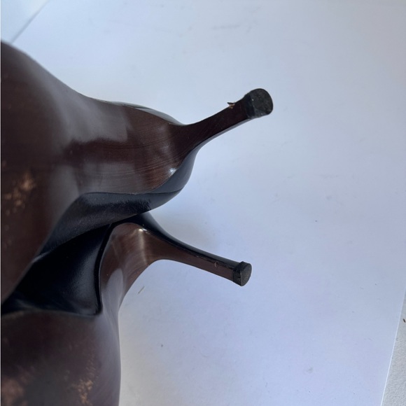 Stuart weitzman black leather heels size 9.5 - Picture 10 of 13